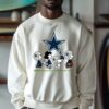 Peanuts Snoopy Football Team Cheer For The Dallas Cowboys NFL T shirt 4 sweatshirt