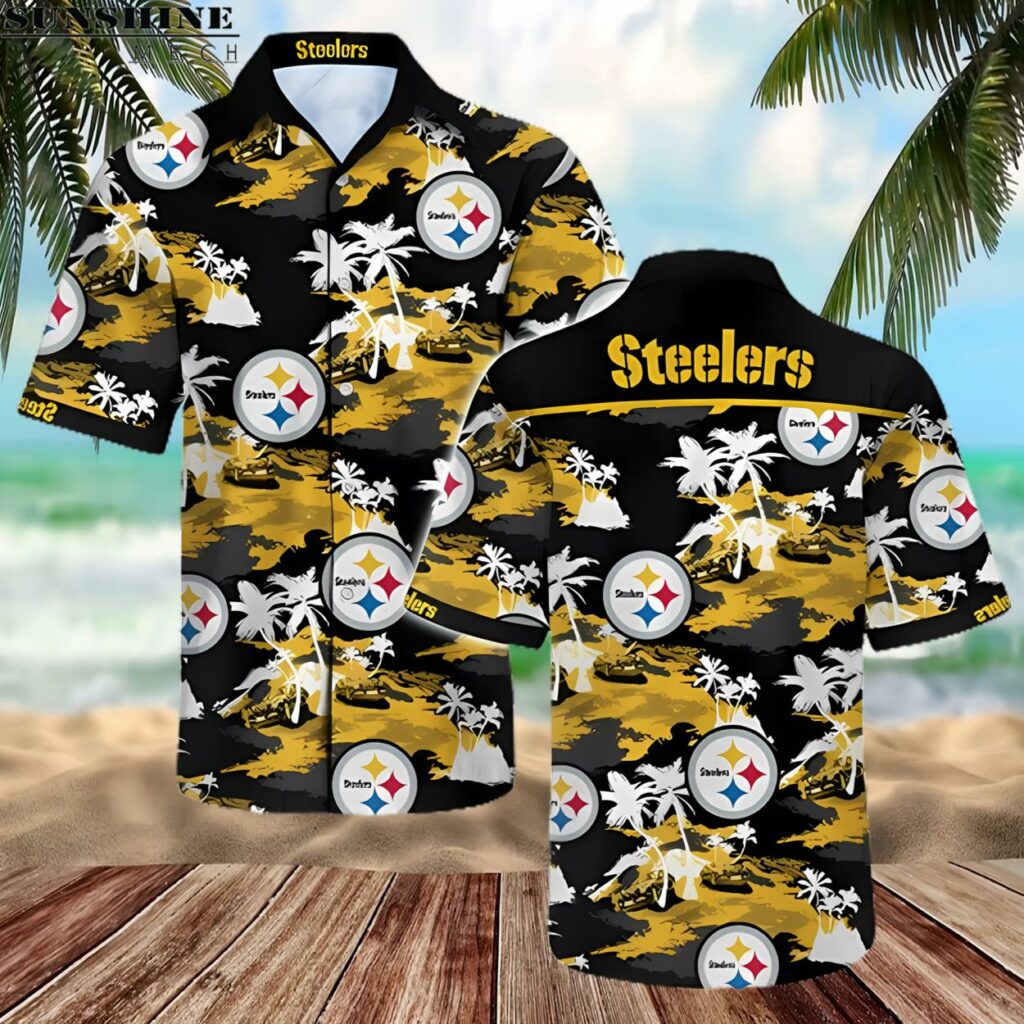 Pittsburgh Steelers Hawaiian Shirt NFL Football Gift 2 hawaiian shirt 2