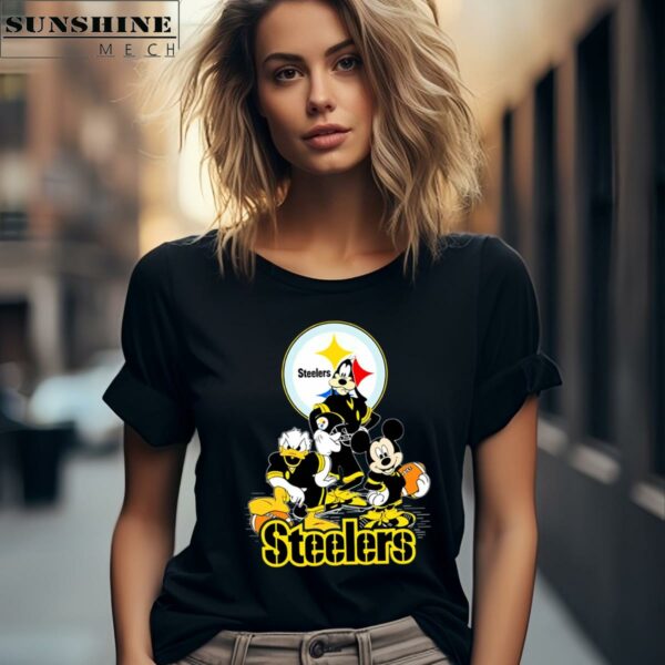 Pittsburgh Steelers Mickey Mouse Donald Duck Goofy Shirt 2 women shirt