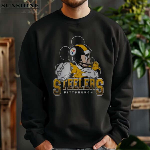 Pittsburgh Steelers Mickey Quarterback Disney Vintage Football Shirt 3 sweatshirt