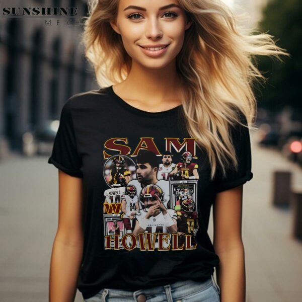 Sam Howell Seattle Seahawks T shirt 2 women shirt