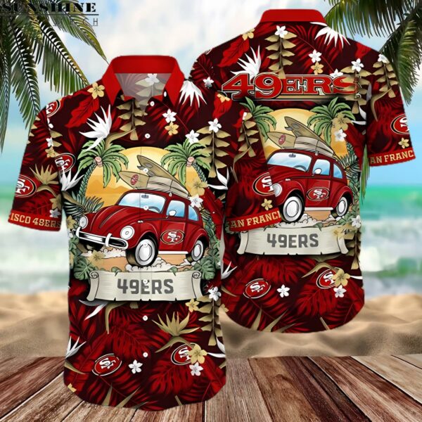 San Francisco 49ers Hawaiian Shirt Aloha Summer Gift 2 hawaiian shirt 2