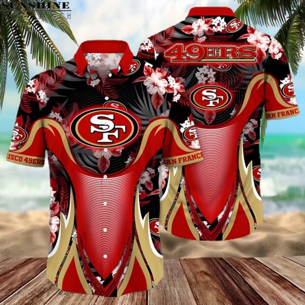 San Francisco 49ers NFL Hawaiian Shirt Summer Gift Aloha Shirt 2 hawaiian shirt 2