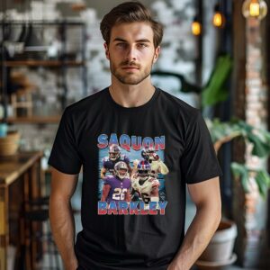 Saquon Barkley New York Giants NFL Shirt 1 men shirt