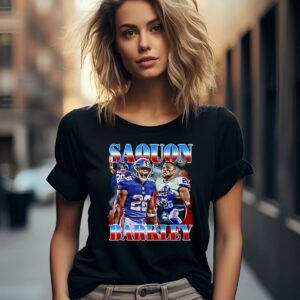 Saquon Barkley New York Giants T shirt Gift For Fan 2 women shirt
