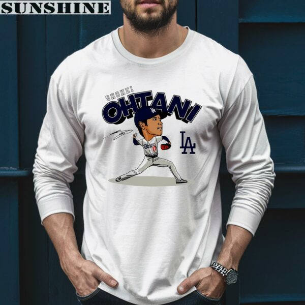 Shohei Ohtani Los Angeles Dodgers Baseball Signature Shirt 5 mockup