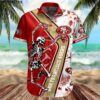 Skeleton Dancing San Francisco 49ers Hawaiian Shirt 2 hawaiian shirt 2