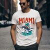 Skeleton Miami Dolphins Vintage Shirt 1 men shirt