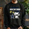 Snoopy And Woodstock Dallas Cowboys Makes Me Drink Shirt 3 13