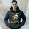 Snoopy And Woodstock I Only Roll With The New Orleans Saints Shirt 4 hoodie