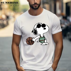 Snoopy Basketball Boston Celtics T shirt 1 men shirt