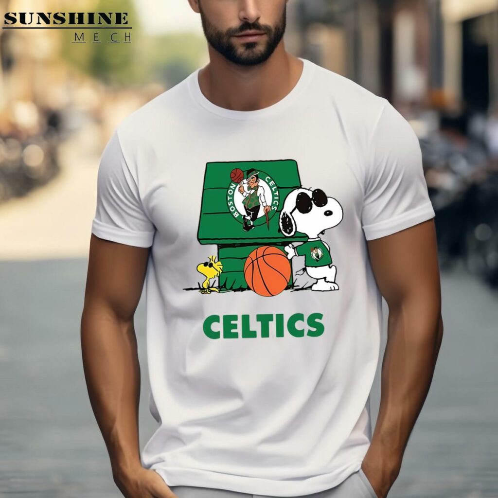 Snoopy Celtics House Cute Boston Celtics Shirt 1 men shirt