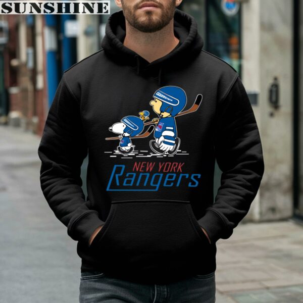 Snoopy Charlie Brown New York Rangers Ice Hockey NHL Shirt 4 hoodie