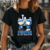 Snoopy Fist Bump Charlie Brown Los Angeles Dodgers Forever Not Just When We Win Shirt 2 women shirt