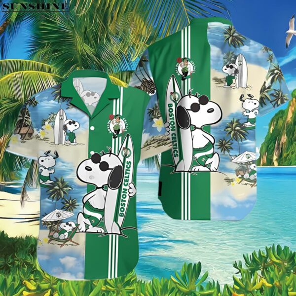 Snoopy NBA Boston Celtics Hawaiian Shirt 3 Hawaiian Shirt