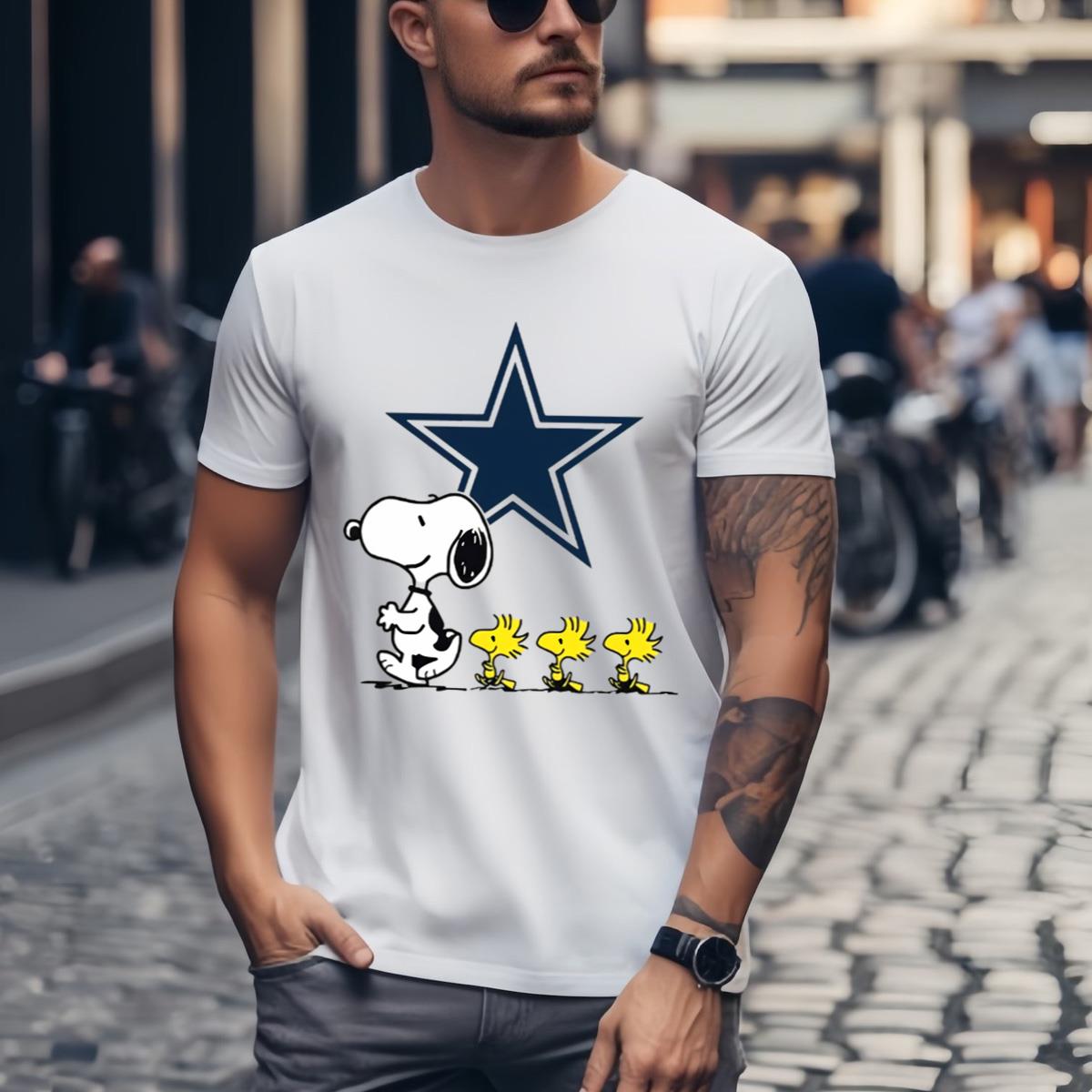 Snoopy Woodstock Dallas Cowboys Shirt - mechsunshine