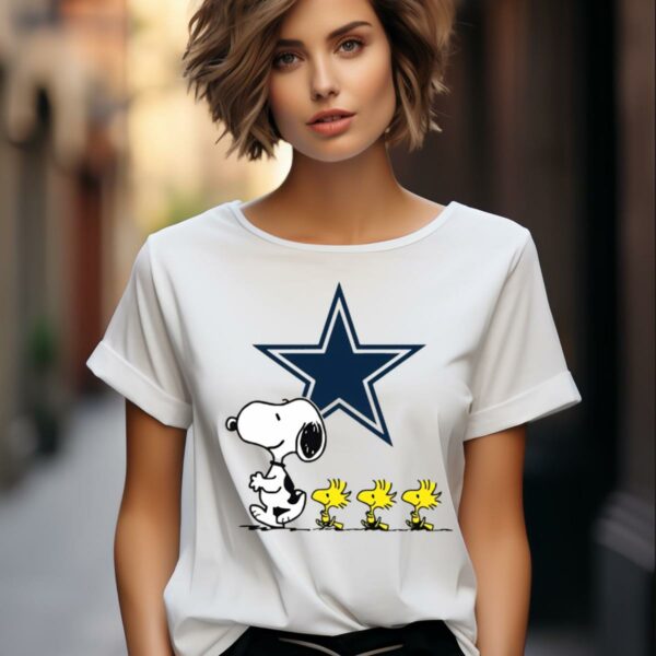 Snoopy Woodstock Dallas Cowboys Shirt 2 women shirt