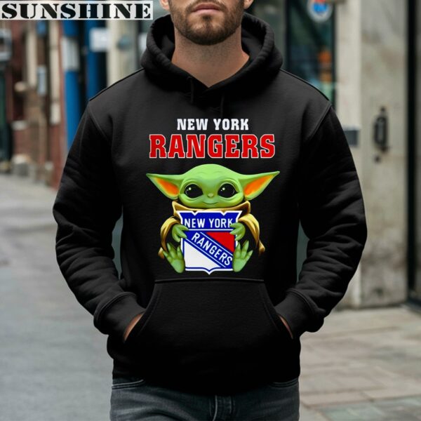 Star Wars Baby Yoda Hug New York Rangers Shirt 4 hoodie