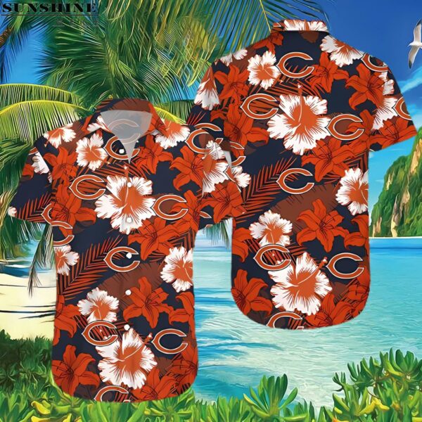 Summer Flower Chicago Bears Hawaiian Shirt 3 Hawaiian Shirt