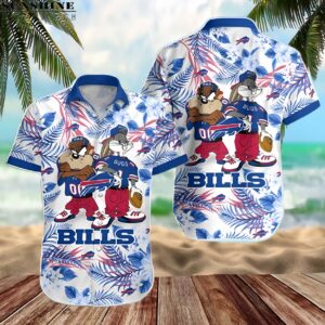 Taz And Bugs Buffalo Bills Hawaiian Shirt For NFL Team 2 hawaiian shirt 2