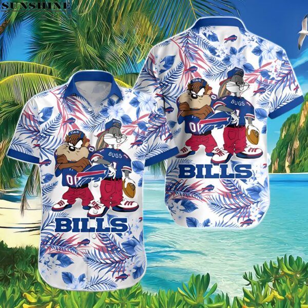 Taz And Bugs Buffalo Bills Hawaiian Shirt For NFL Team 3 Hawaiian Shirt