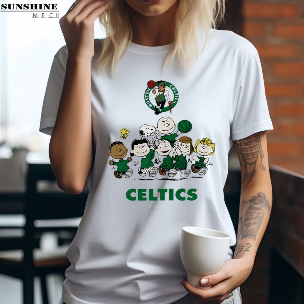 The Peanut Character Boston Celtics Shirt 2 women shirt