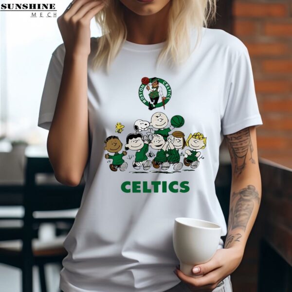 The Peanut Character Boston Celtics Shirt 2 women shirt