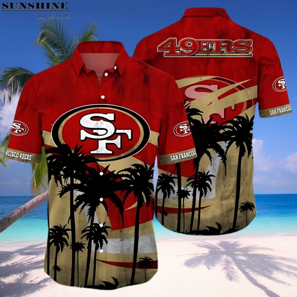 Tropical Coconut NFL San Francisco 49ers Hawaiian Shirt 1 hawaiian