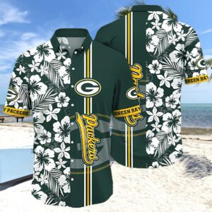 Tropical Floral NFL Green Bay Packers Hawaiian Shirt 1 hawaiian shirt
