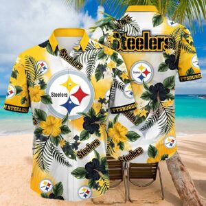 Tropical Floral NFL Steelers Hawaiian Shirt 1 hawaiian shirt