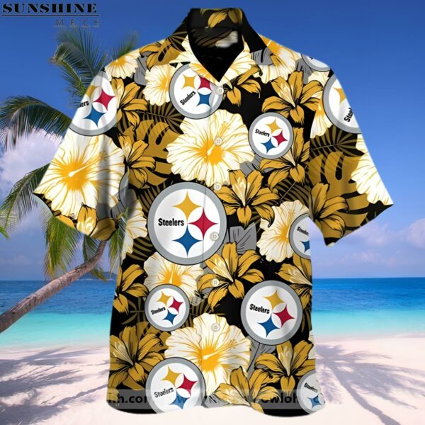 Tropical Flower Aloha Pittsburgh Steelers Hawaiian Shirt 1 hawaiian
