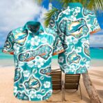 Tropical Hibiscus Flower Miami Dolphins NFL Hawaiian Shirt 1 hawaiian shirt