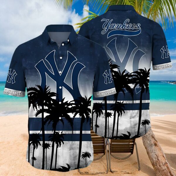Tropical New York Yankees Hawaiian Shirt