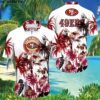 Tropical Palm Tree San Francisco 49ers Hawaiian Shirt 3 Hawaiian Shirt