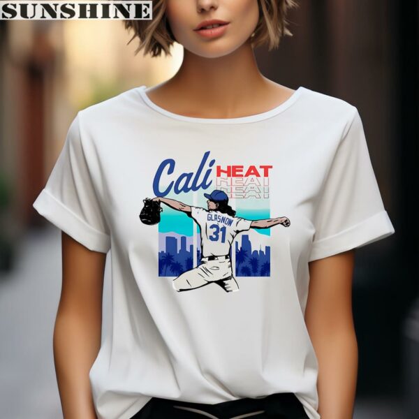 Tyler Glasnow Cali Heat Los Angeles Dodgers Shirt 2 women shirt