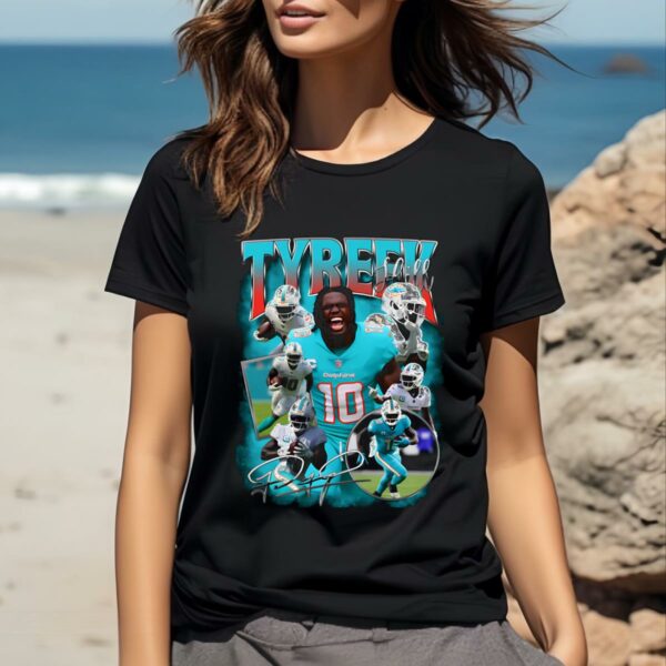 Tyreek Hill Miami Dolphins Vintage Shirt 2 women shirt