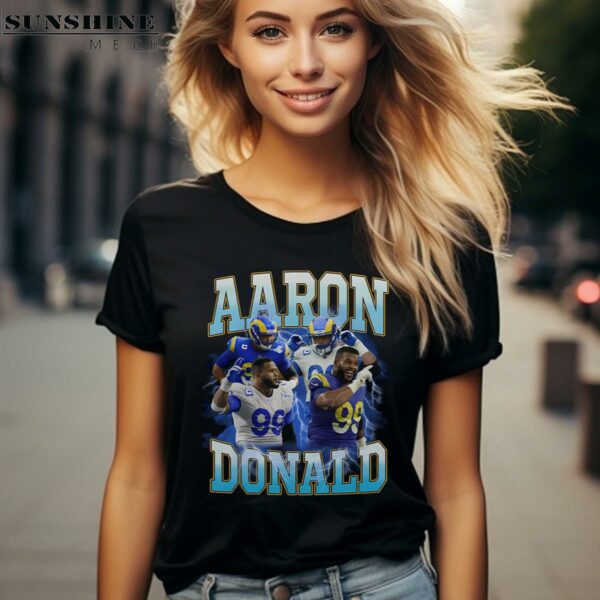 Vintage Aaron Donald Los Angeles Rams Shirt 2 women shirt