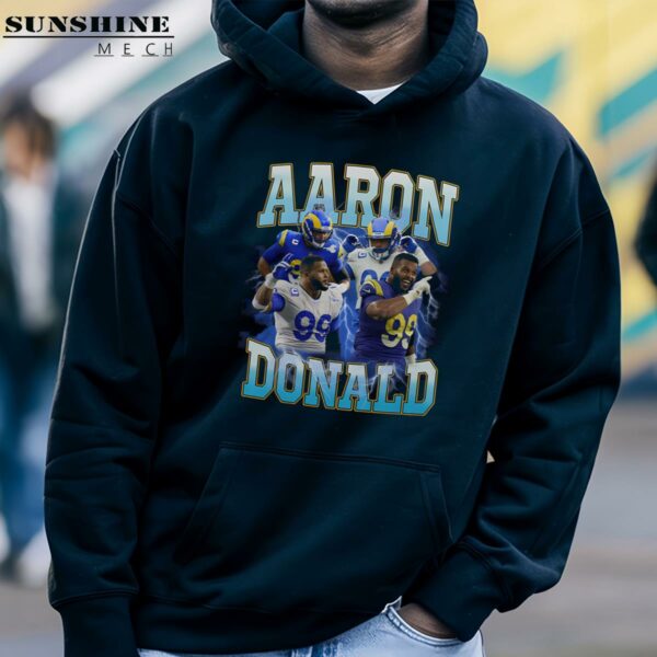 Vintage Aaron Donald Los Angeles Rams Shirt 4 hoodie