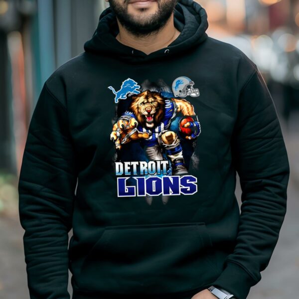 Vintage Detroit Lions Bootleg Tee Shirt 4 hoodie