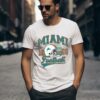 Vintage Style Miami Football Shirt 1 men shirt
