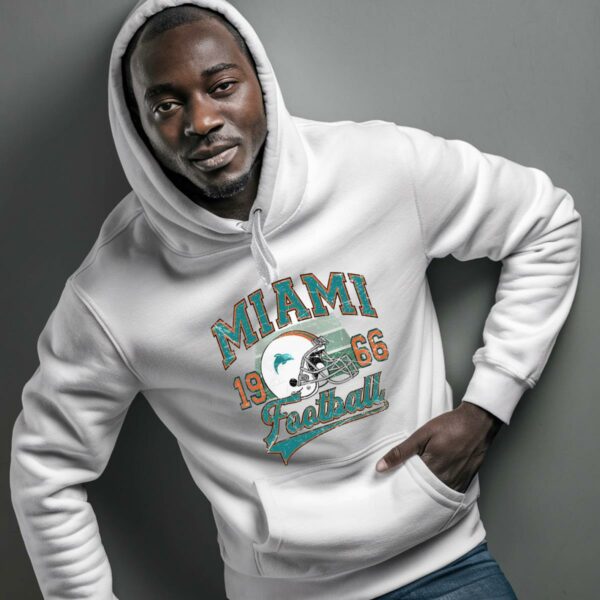 Vintage Style Miami Football Shirt 4 hoodie