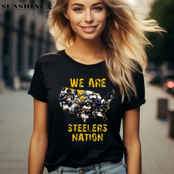 We Are Steelers Nation American Map Pittsburgh Steelers Shirt 2 women shirt