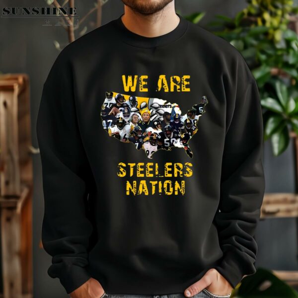 We Are Steelers Nation American Map Pittsburgh Steelers Shirt 3 sweatshirt