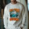 Zach Thomas Miami Dolphins Attack Dolphins Player Caricature Shirt 3 sweatshirt