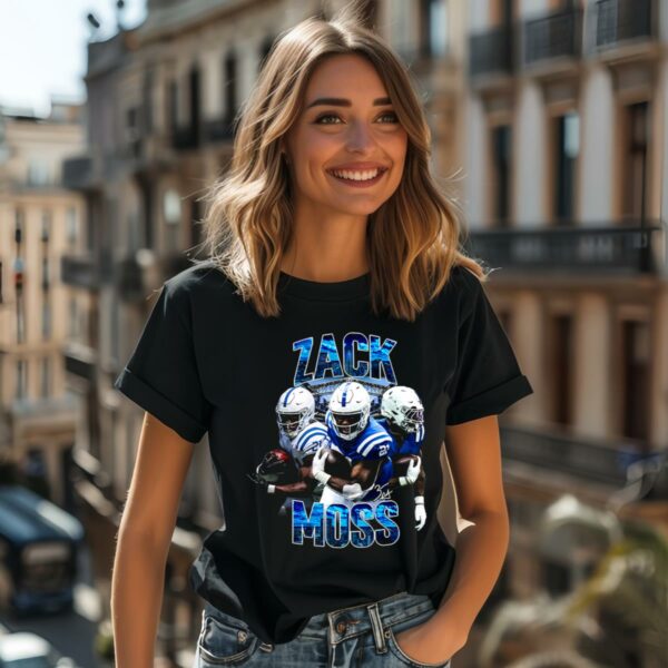 Zack Moss Indianapolis Colts NFL Football Shirt 2 women shirt