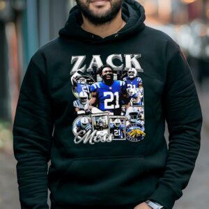 Zack Moss Indianapolis Colts T shirt Gift For Fans 4 hoodie