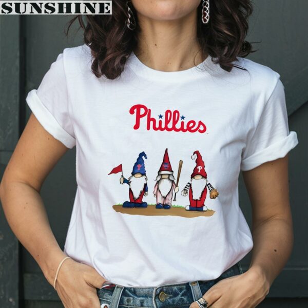 3 Gnomes Baseball Mlb Philadelphia Phillies Shirt 2 women shirt