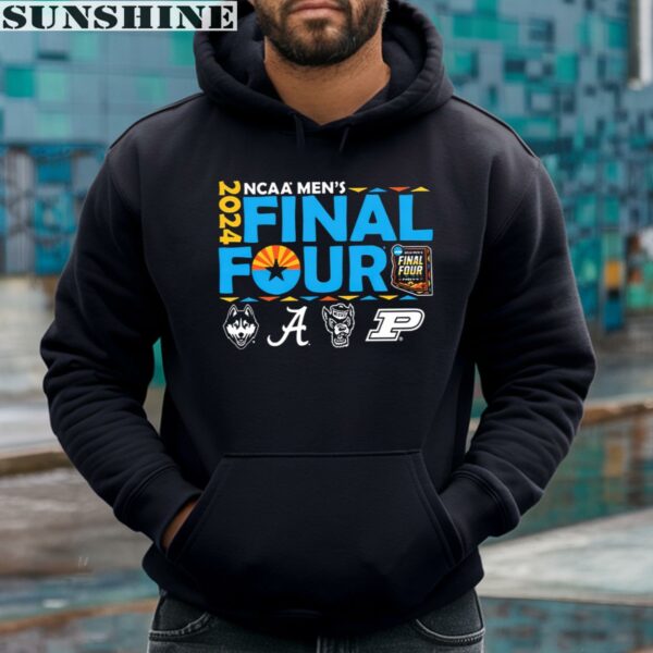 4 Teams Logo Sunset 2024 NCAA Final Four Shirt 4 hoodie
