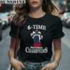 6 Time National Champions 2024 UConn Huskies Shirt 2 women shirt