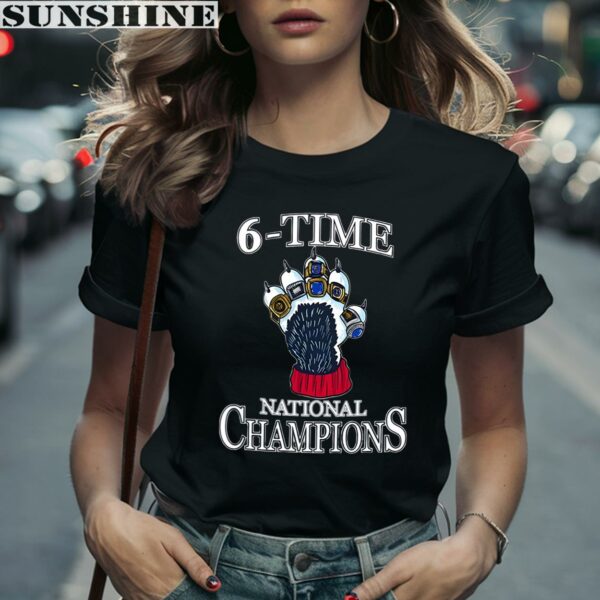 6 Time National Champions 2024 UConn Huskies Shirt 2 women shirt